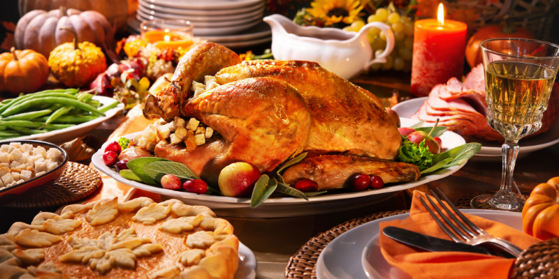 turkey, pie, green beans, Thanksgiving feast, Thanksgiving dinner, Thanksgiving pet dangers, Thanksgiving pet toxins, Thanksgiving pet hazards, Thanksgiving foods safe for pets, Thanksgiving foods not safe for pets, pet health, emergency vet, Animal Emergency & Referral Center of Minnesota, Twin Cities emergency vet, Minnesota animal emergency hospital