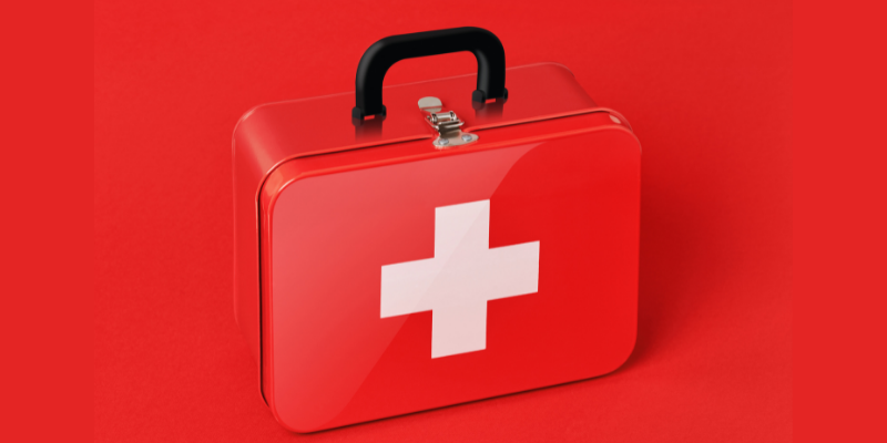 first aid kit, summer pet safety, pet health, pet safety, summer pet safety tips, summer pets, summer pet dangers, summer pet hazards, Animal Emergency & Referral Center of Minnesota, Twin Cities veterinary, Twin Cities emergency animal hospital, Saint Paul emergency animal hospital, Oakdale emergency animal hospital