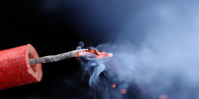 lit fireworks, explosives, fireworks, pet safety, pet dangers, fireworks safety for pet owners, Fourth of July, Fourth of July pet dangers, Fourth of July pet safety, no fireworks for pets, Twin Cities emergency vet, Animal Emergency & Referral Center of Minnesota, Saint Paul animal emergency hospital, Oakdale animal emergency hospital, veterinary, pet health