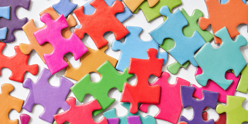 colorful puzzle pieces