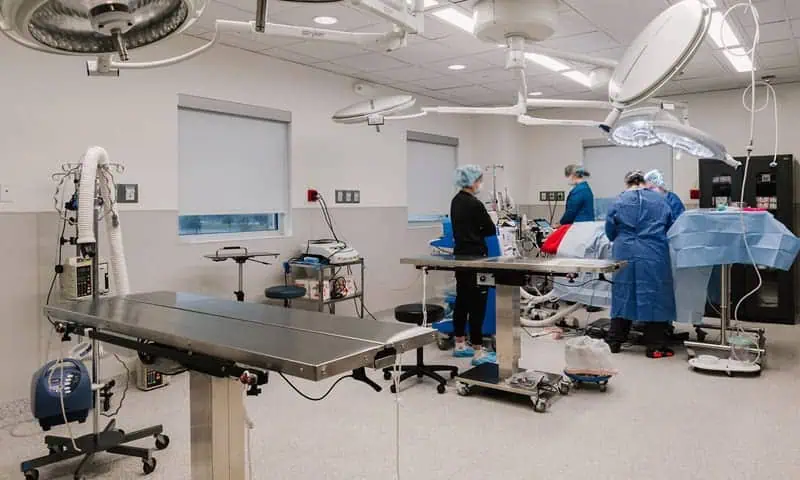 Advanced surgical care facility in use by AERCM